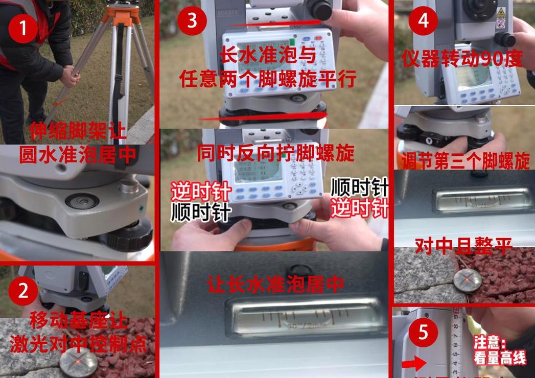 全站仪导线测量步骤及注意事项详解