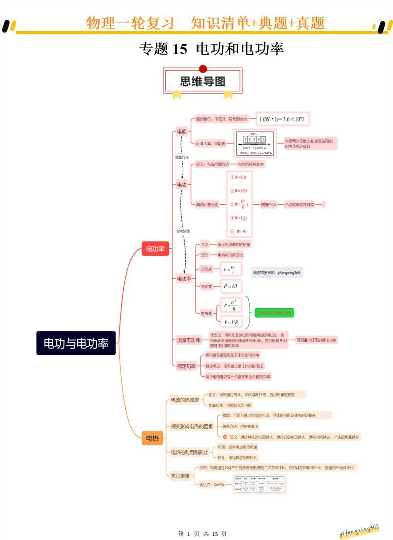 电功W=UIt推导过程解析