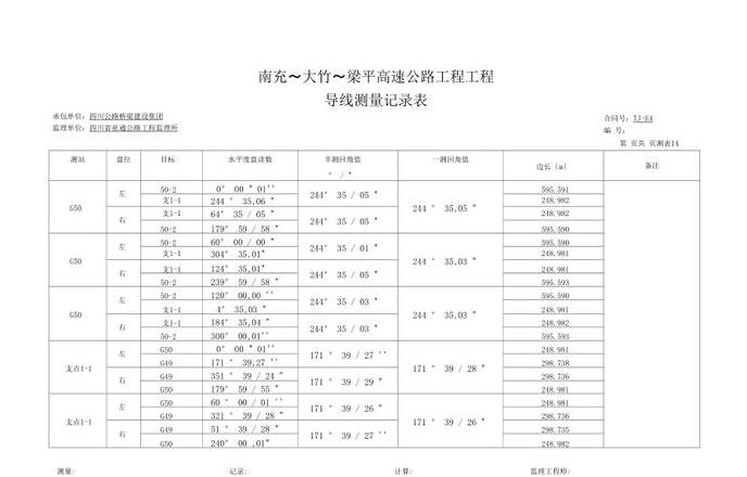 附合导线坐标计算：方位角、左角右角确定方法