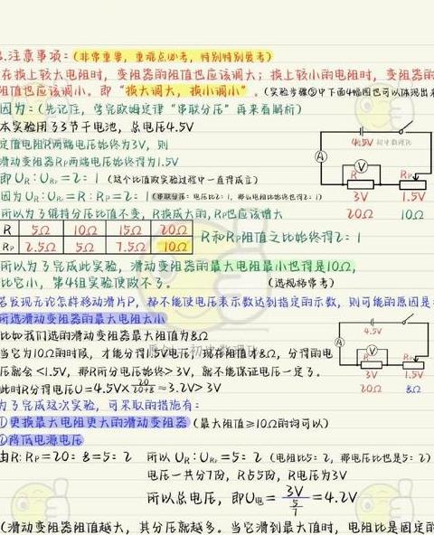 电压、电流、电阻及功率关系解析