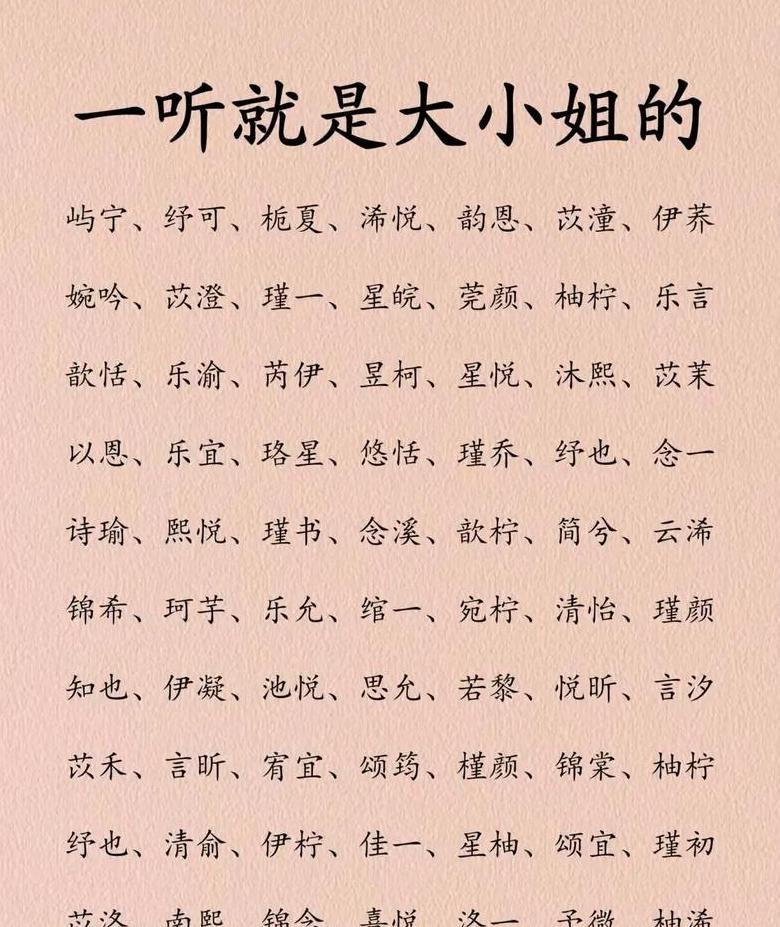 2024年杨姓新生儿名字精选