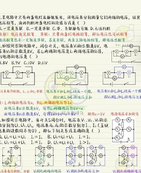 串联电路电压电阻关系详解及特性