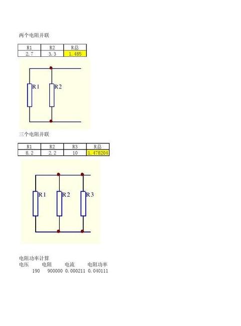 两电阻并联电阻值计算方法详解